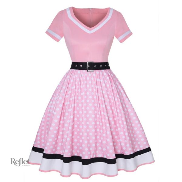 robe-americaine-annee-50-1 Robe Américaine classique des années 50