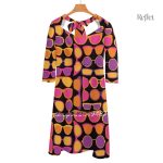 Robe ample style années 70 en tissu léger