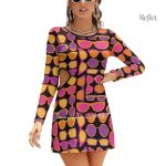 Robe vintage ample inspirée des années 70