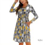 Robe rétro années 70, style décontracté et chic
