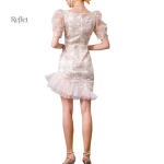 Robe élégante avec franges et motifs art déco