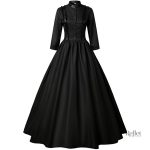 Robe années 20 avec col élégant