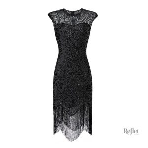 Robe rétro années 20, idéale pour fêtes et événements