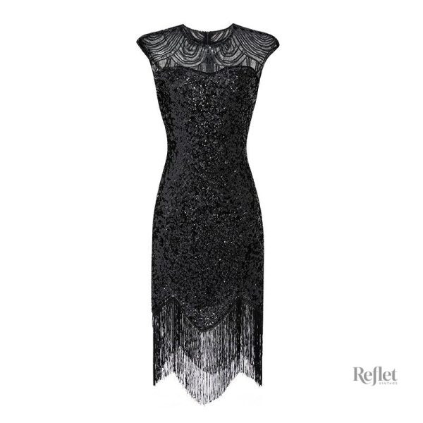 Robe rétro années 20, idéale pour fêtes et événements