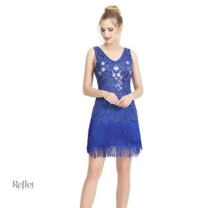 Style vintage, robe courte des années 20