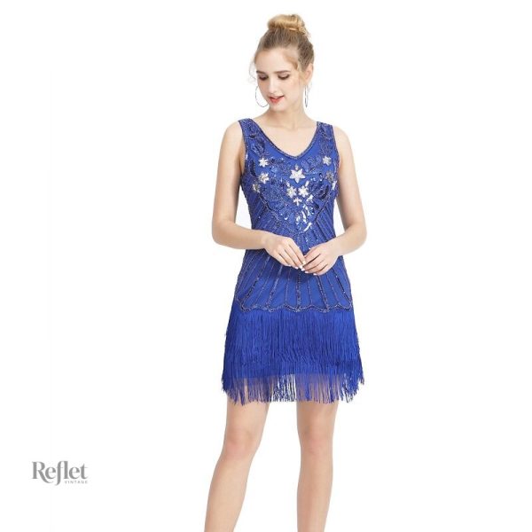 Style vintage, robe courte des années 20