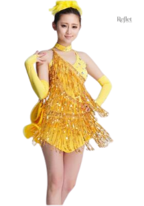 Robe rétro courte, parfaite pour les journées estivales