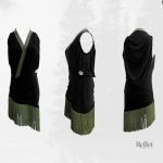 Robe verte inspirée des années 20
