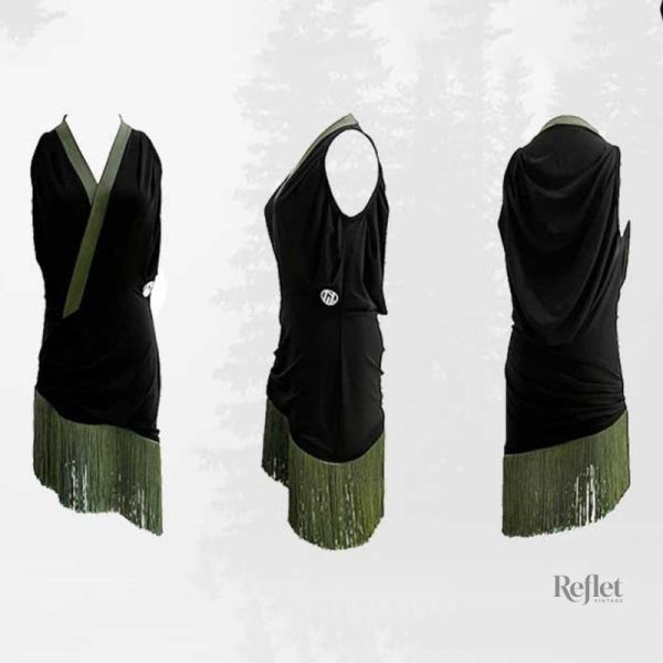 Robe verte inspirée des années 20