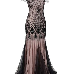 Robe vintage années 20 élégante et classique