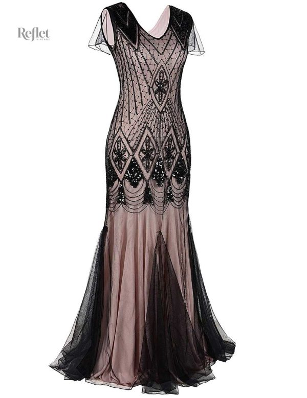 robe-annee-20-vintage-1 Robe vintage années 20 élégante et classique