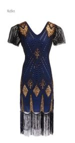 Robe Vintage Chic Années 20 en style rétro