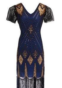 Robe Vintage Chic Années 20 en style rétro