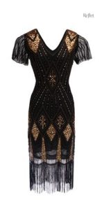 Robe rétro années 20, parfaite pour des soirées