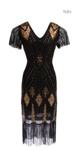 Robe rétro années 20, parfaite pour des soirées