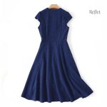 Modèle de robe années 30, allure sophistiquée et féminine