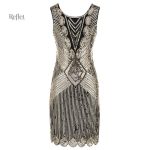 Élégante robe dentelle style rétro année 30