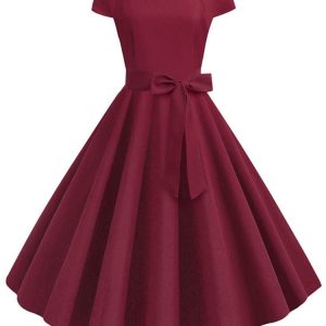 Robe vintage noir style années 30