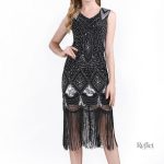 Robe rétro des années 30 pour une soirée chic