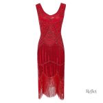 Robe Rouge Année 30