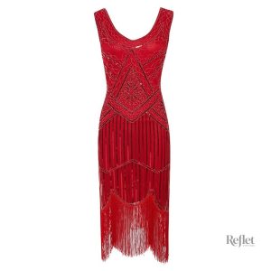 Robe Rouge Année 30