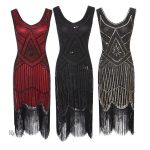 Robe vintage années 30 en rouge