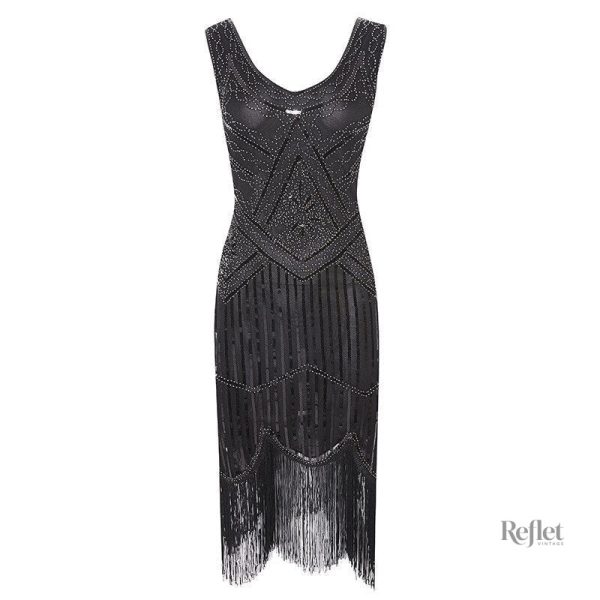 Robe style années 30 couleur rouge
