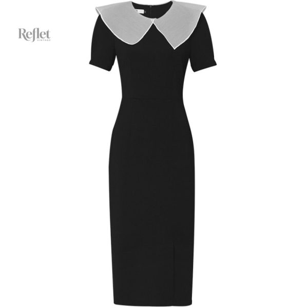 robe-annee-40-1 Robe vintage inspirée des années 40, élégante et classique