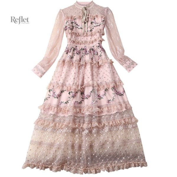 robe-annee-40-avec-noeud-1 Robe élégante année 40 avec nœud décoratif