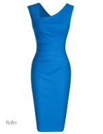 Robe rétro années 40 avec style élégant
