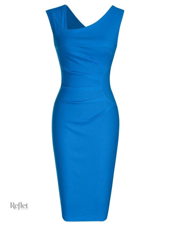 Robe rétro années 40 avec style élégant