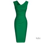 Robe classique années 40, coupe intemporelle