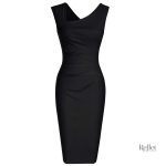 Elegante robe vintage années 40 pour soirées