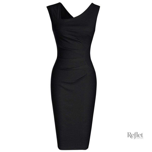 Elegante robe vintage années 40 pour soirées