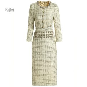 Robe vintage années 40, design intemporel et raffiné