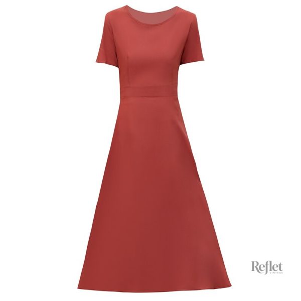 Robe chic années 40, style classique et intemporel