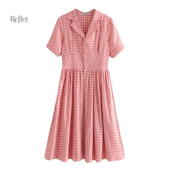 robe-annee-40-femme-1 Robe rétro femme années 40, élégante et vintage