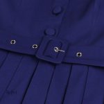 Robe à motifs des années 40 pour grandes tailles