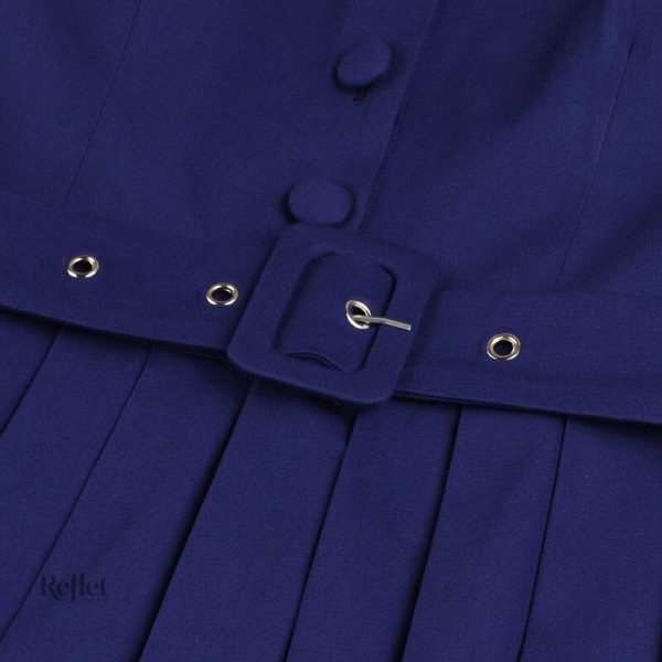 Robe à motifs des années 40 pour grandes tailles
