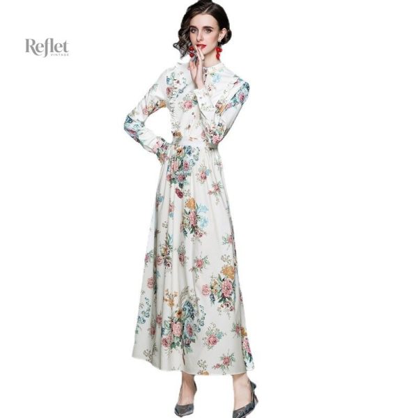 Robe années 40, design classique avec une touche d'authenticité