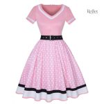 Robe à pois années 50