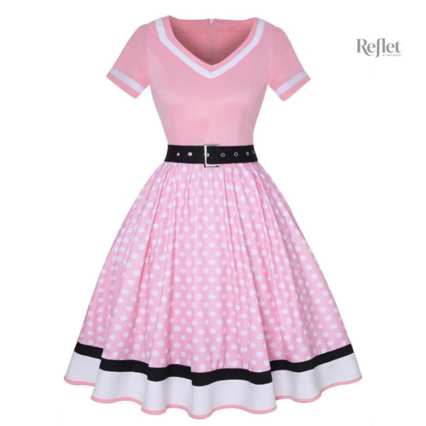 Robe à pois années 50