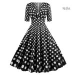 Robe vintage à motifs classiques