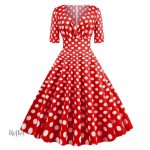 Robe à pois pour les sorties