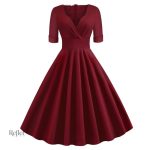 Robe classique à pois