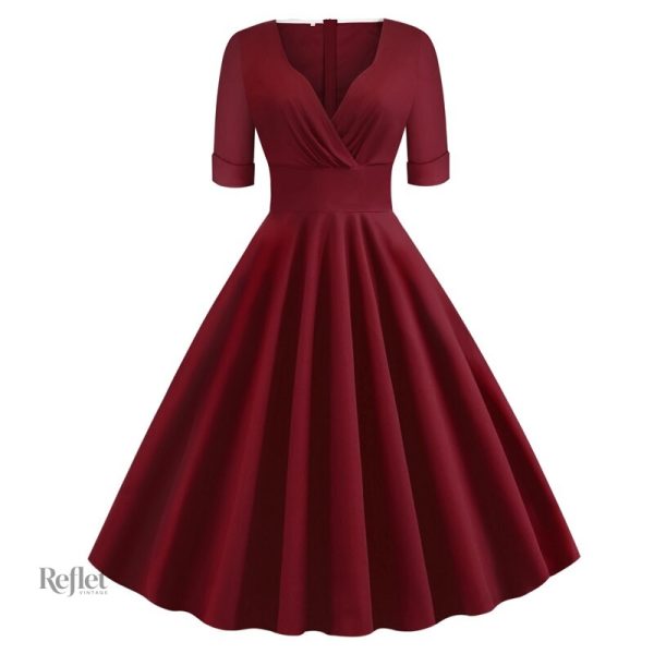 Robe classique à pois