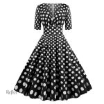 Robe à pois élégante