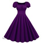 Robe classique bleu pour occasions spéciales