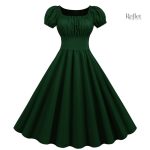 Robe vintage classique bleu marine