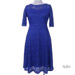 Robe bleue vintage Années 50